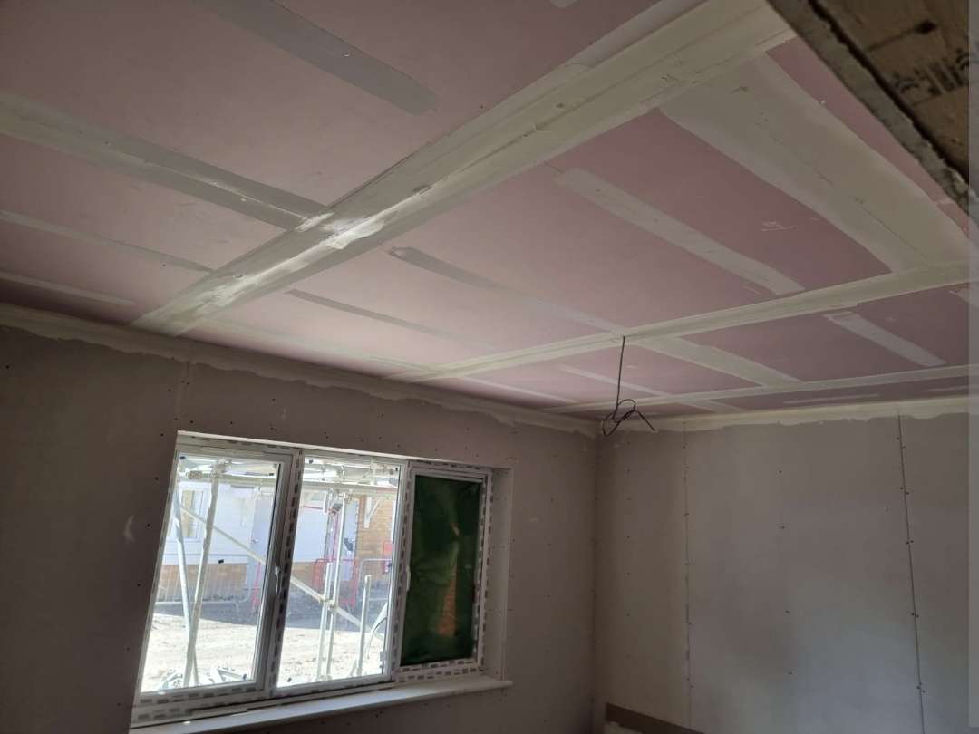 Bedroom under construction
