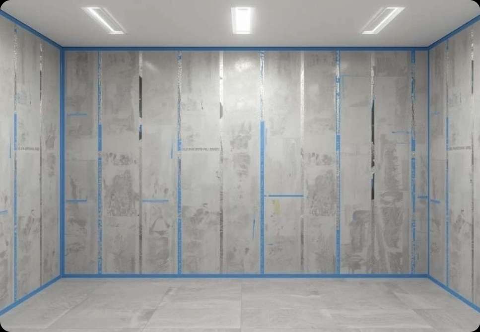 Finished panel walls